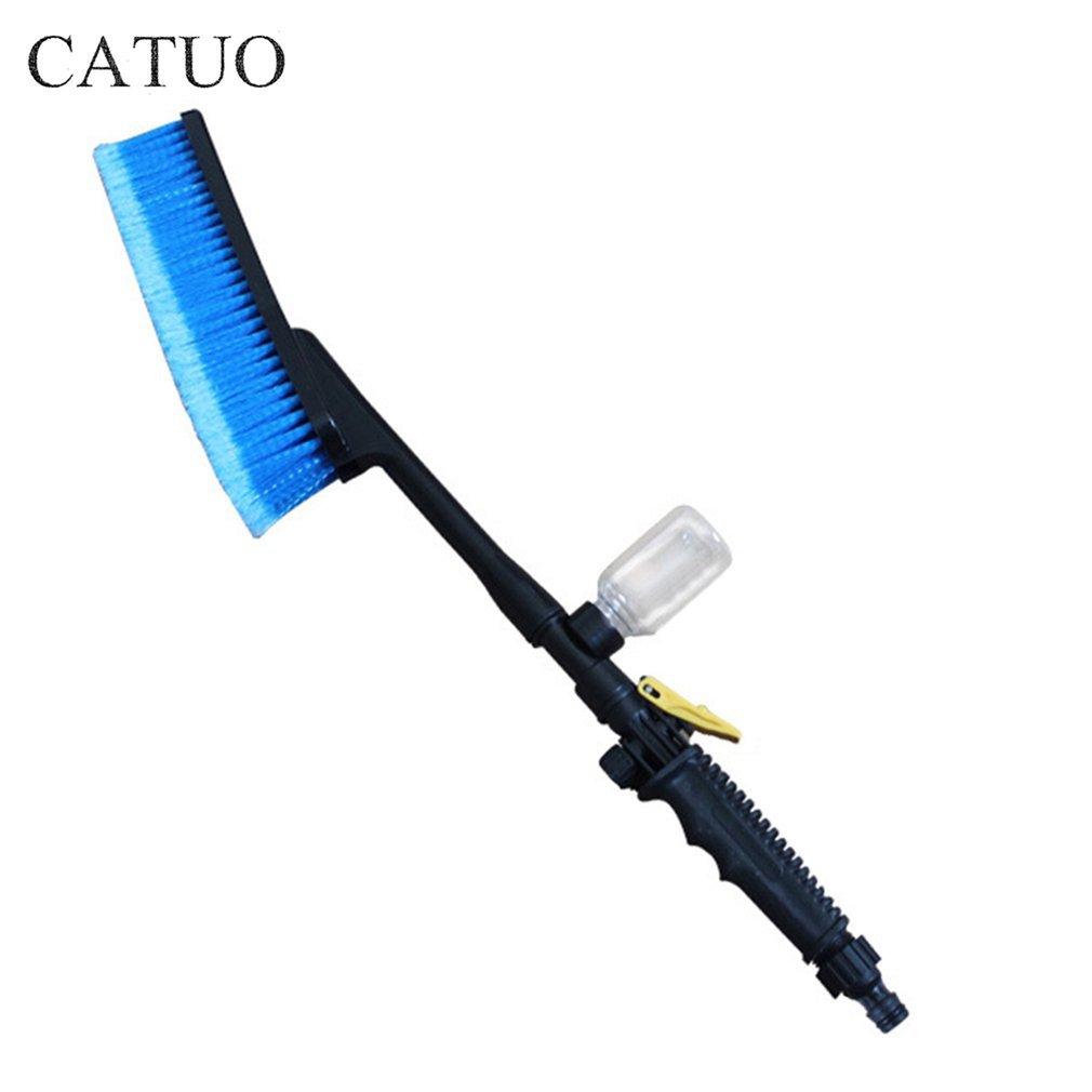 Изображение товара: Щетка для мытья автомобиля синяя, выдвижная, с длинной ручкой