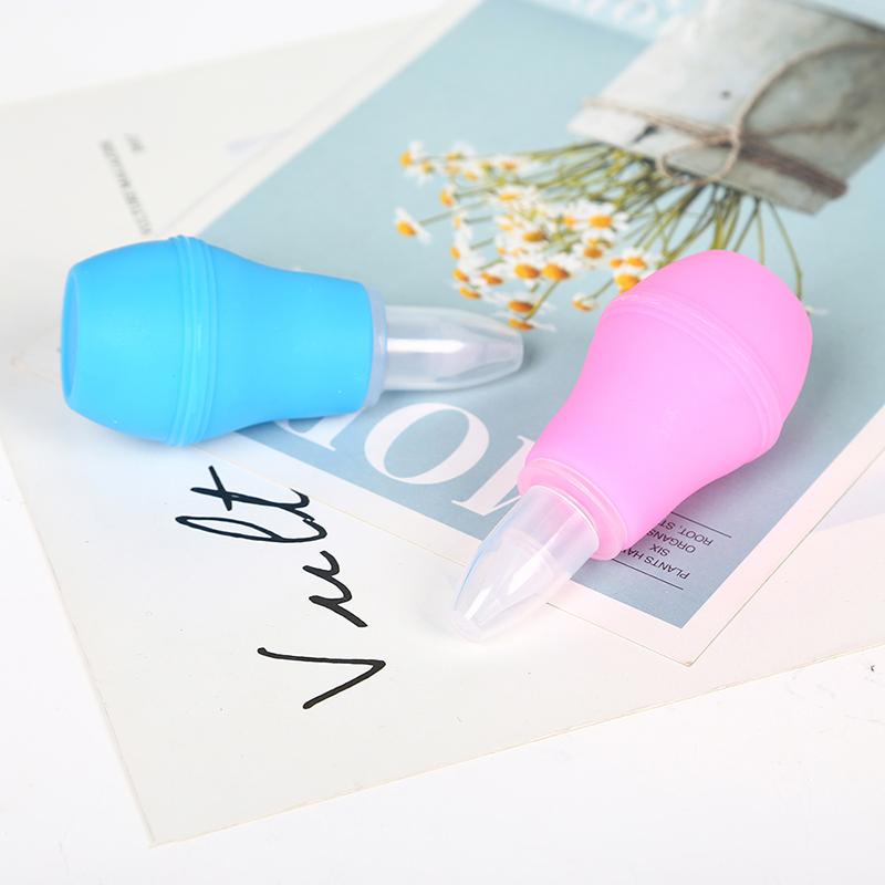 Изображение товара: Силиконовый аспиратор для носа для новорожденных, детский пылесос для носа, соска для младенцев, мягкий наконечник, товары для ухода за ребенком