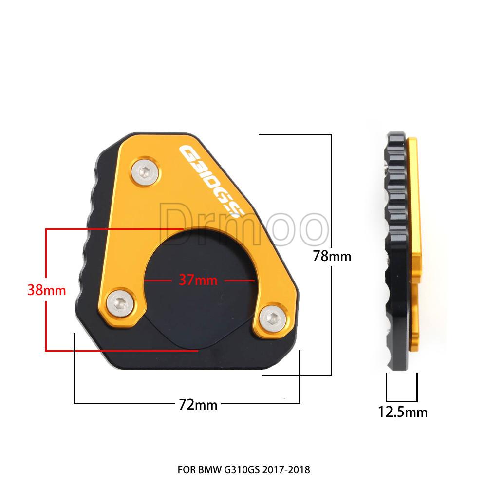 Изображение товара: Аксессуары для мотоциклов с ЧПУ, боковая подставка для мотоцикла, увеличивающая расширение, подставка для BMW G310GS 2017-2018