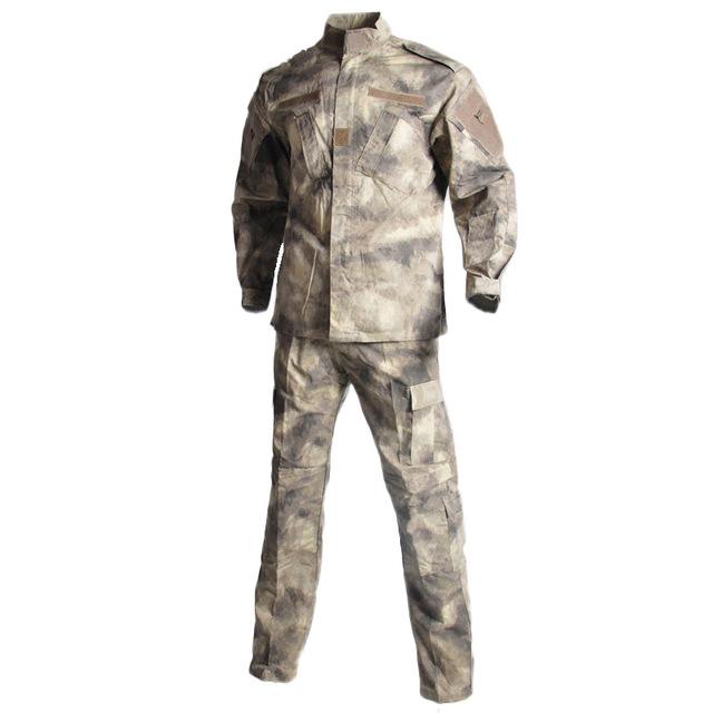 Изображение товара: Армейский костюм США для мужчин, камуфляжная Военная униформа для джунглей, пустыни, Мультикам, охотничья куртка + брюки, военно-морская тактическая боевая одежда