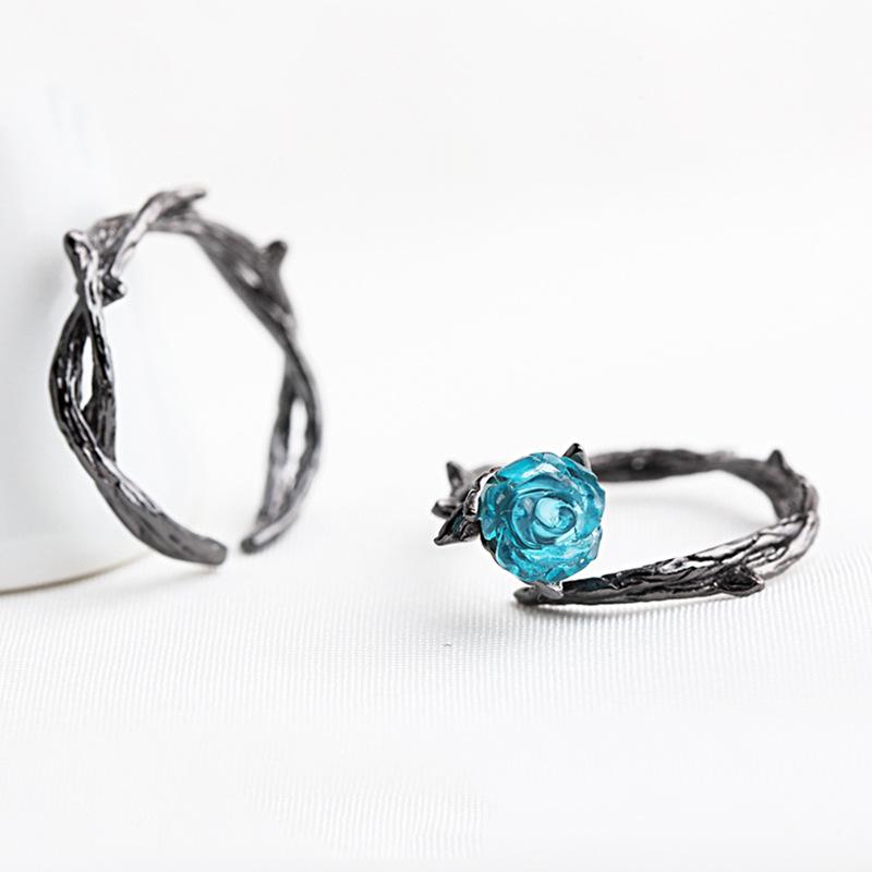 Изображение товара: Uloveido 925 пробы Серебряное кольцо универсальное элегантное украшение для рук женское элегантное серебряное кольцо в Корейском стиле SALRG13