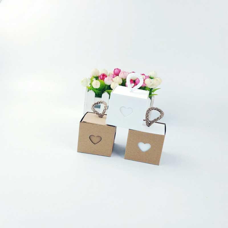 Изображение товара: Новинка, креативная Крафтовая бумага в виде сердца, 10 шт., конфеты в стиле «сделай сам», товары для вечерние, Подарочная коробка для детского праздника