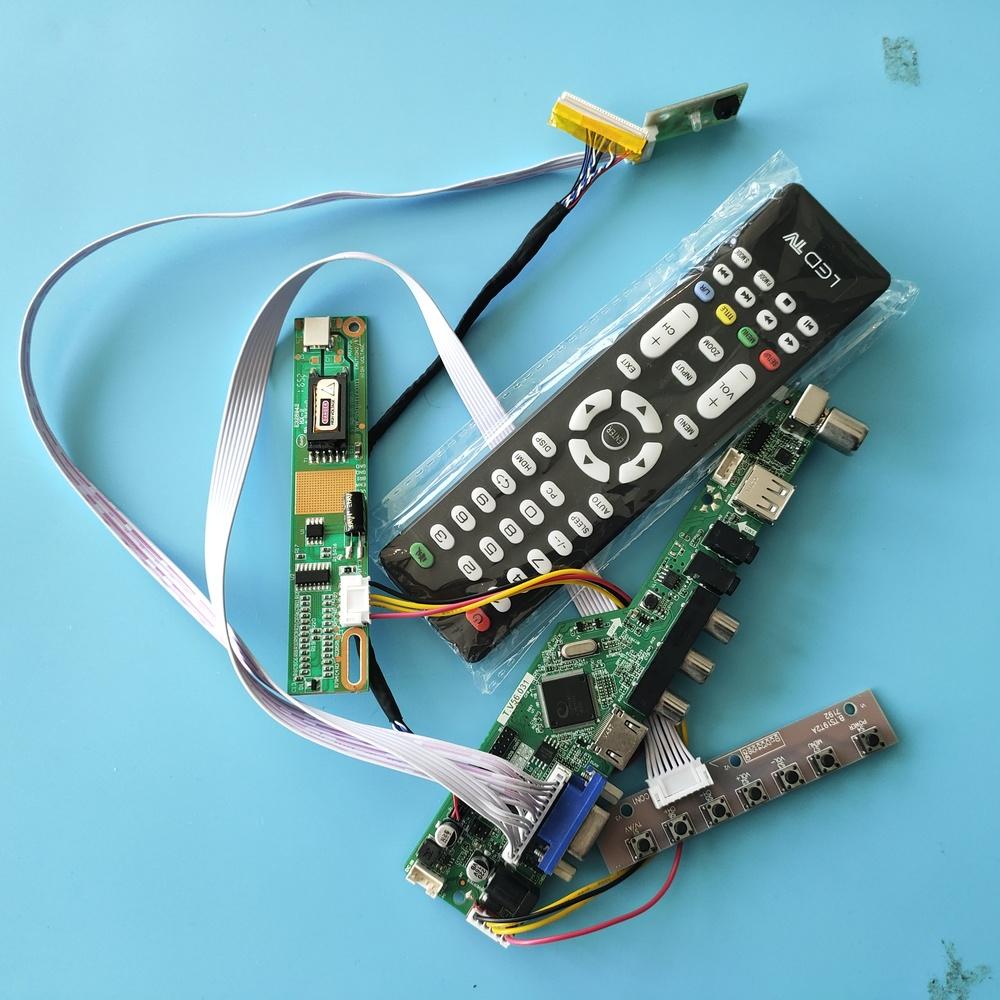Изображение товара: Для родной платы, плата контроллера, цифровой сигнал, 30-контактный модуль ТВ, 1 лампа, разрешение AV VGA 15,4 × 1680