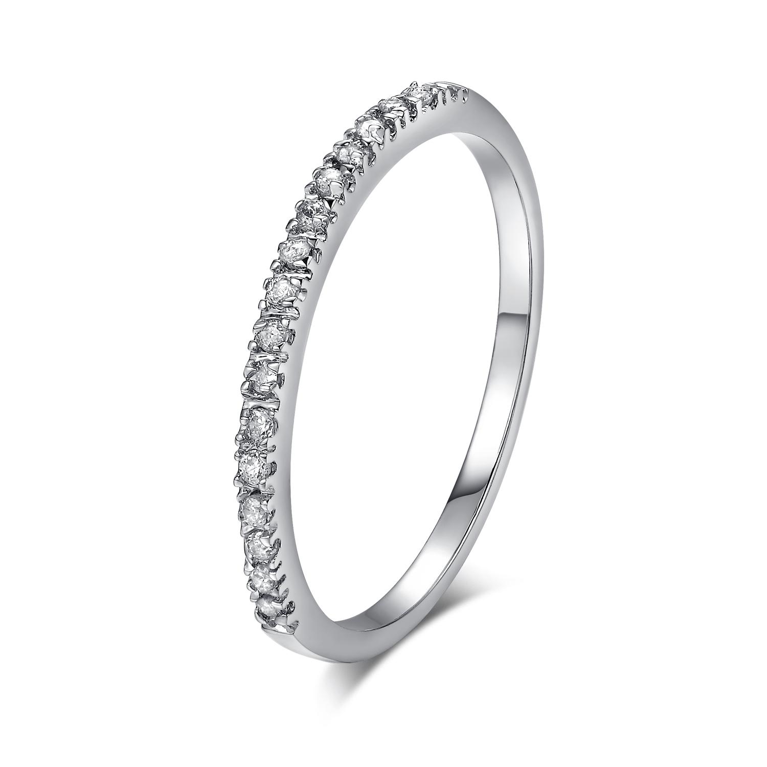 Изображение товара: Milangirl кубический цирконий Свадебные/обручальные кольца Белый/модный бренд Кристальное кольцо ювелирные изделия для женщин