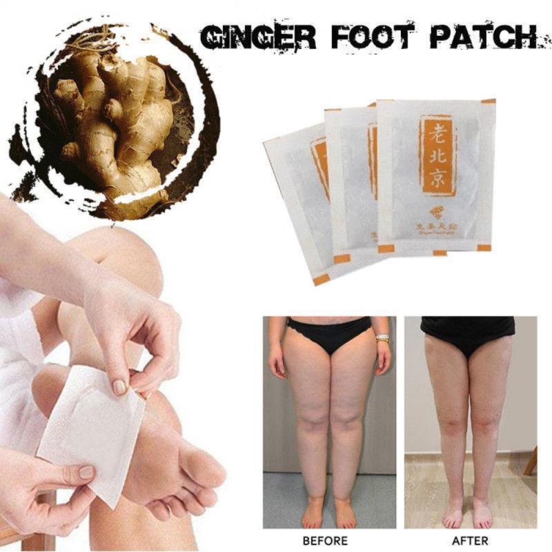 Изображение товара: 10/50X Ginger Detox Foot Patch Pads Anti-swelling Remove Body Toxin Weight Loss Patch Health Care Remove TXTB1