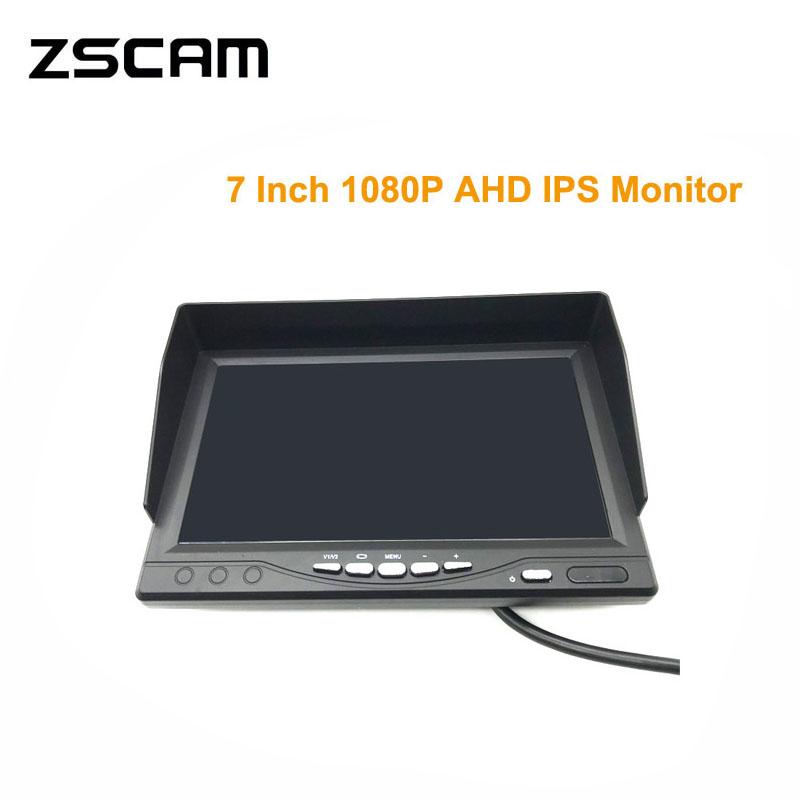 Изображение товара: Mini 1024*600 7-дюймовая система видеонаблюдения с защитой AHD/TVI/CVI/CVBS 4-в-1 2-слойный экран IPS монитор DVR видеорегистратор