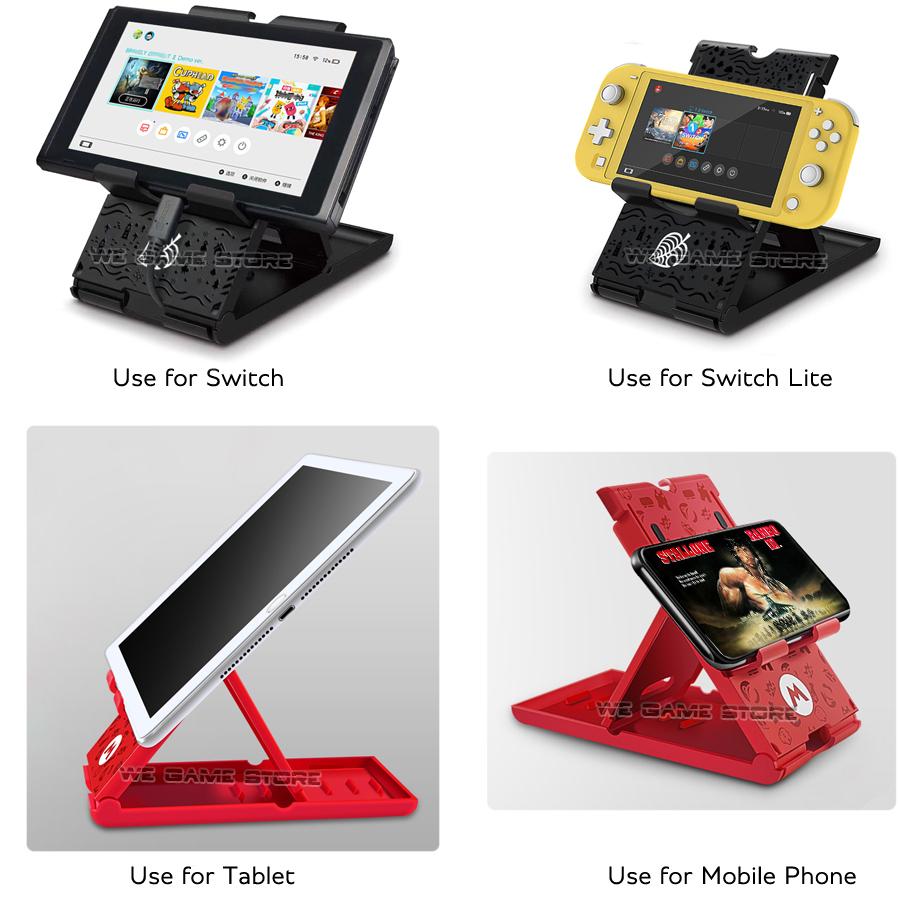 Изображение товара: Подставка для консоли Nintendo Switch Joycon, чехол для Nintendo switch Lite, держатель-кронштейн для Nintendo Switch, мобильный телефон, планшета