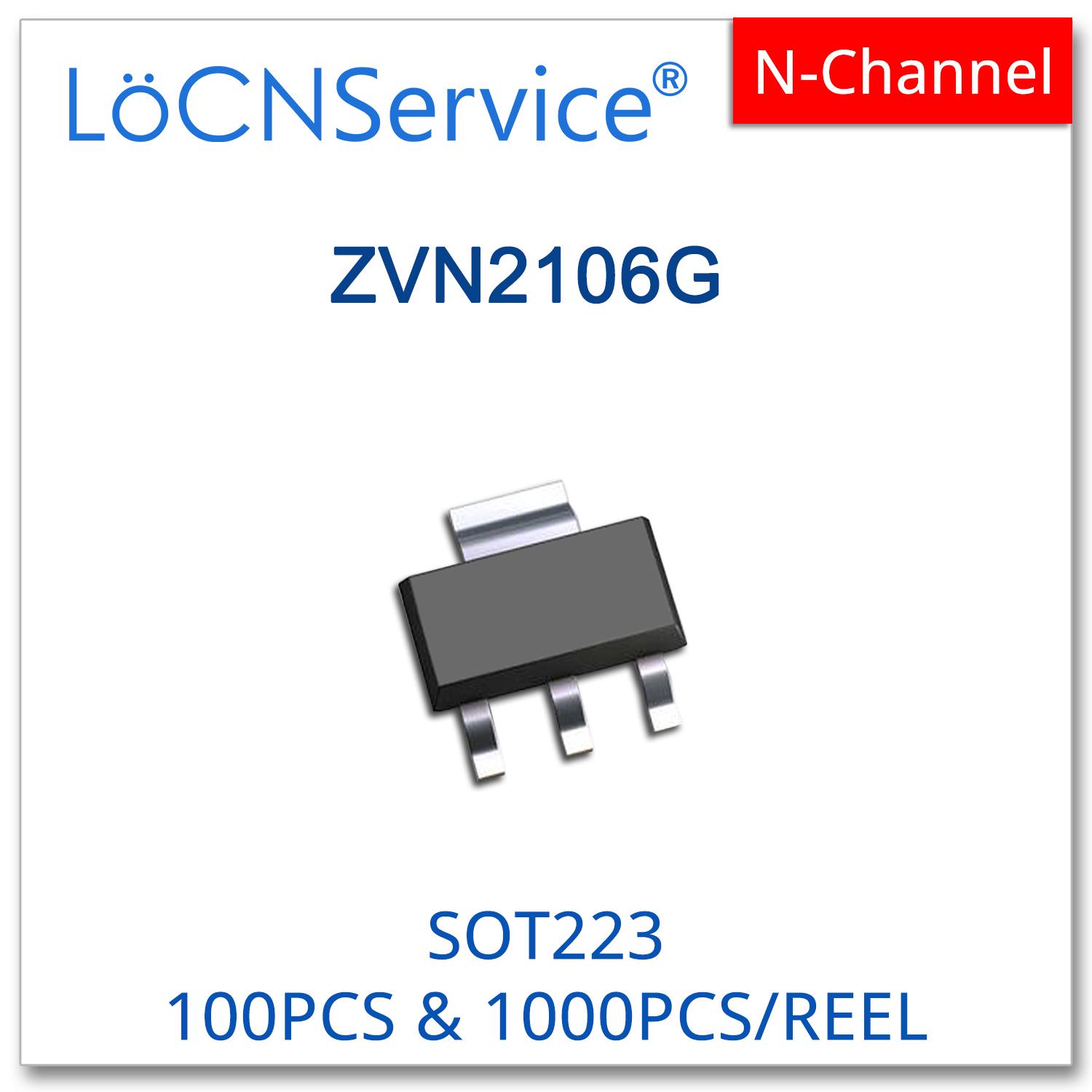 Изображение товара: LoCNService 1000 шт. 100 шт. ZVN2106G SOT223 высокое качество, сделано в Китае N-Channel 60V 0.71A ZVN2106 ZVN