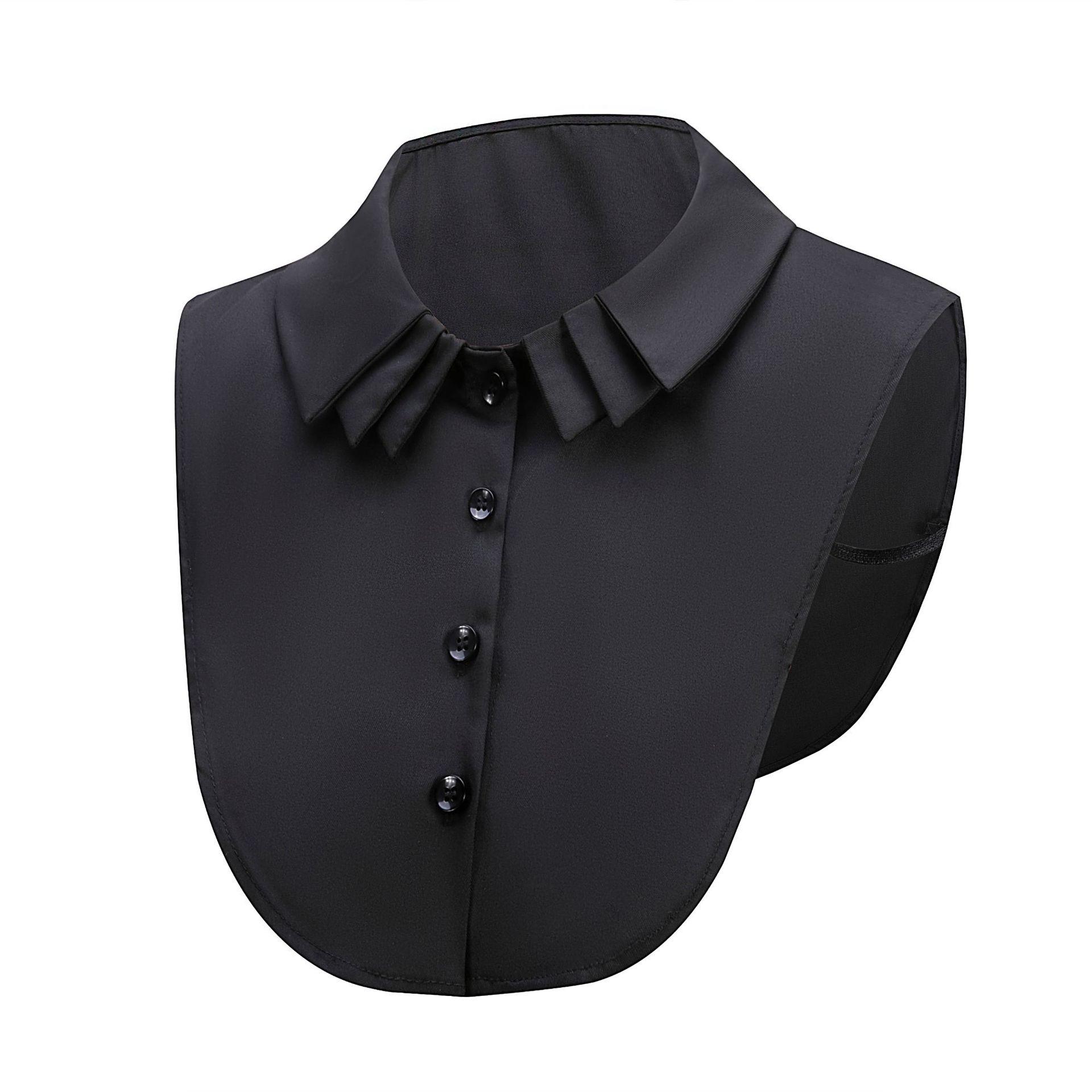 Изображение товара: 2022 женский съемный отворот, имитация воротника, кружевная рубашка с оборками, ложный воротник, блузка, съемная блузка, украшение для рубашки