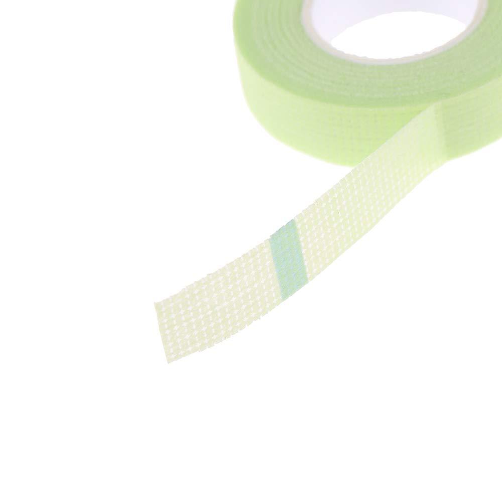 Изображение товара: Салфетки под глаза для прививки, 20 рулонов, волокно для наращивание ресниц зеленые, изоляция бумаги, ленточная Подушка век для накладных ресниц