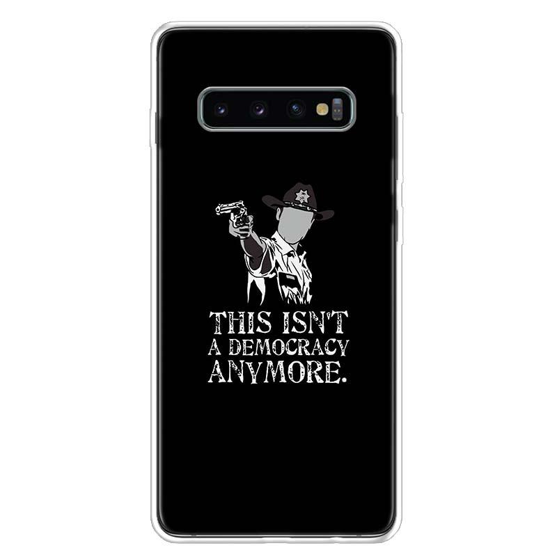 Изображение товара: Чехол для телефона Ходячие мертвецы для Samsung Galaxy S20 FE S21 S22 Ultra S10 Lite S9 S8 Plus S7 Edge J4 + художественный чехол