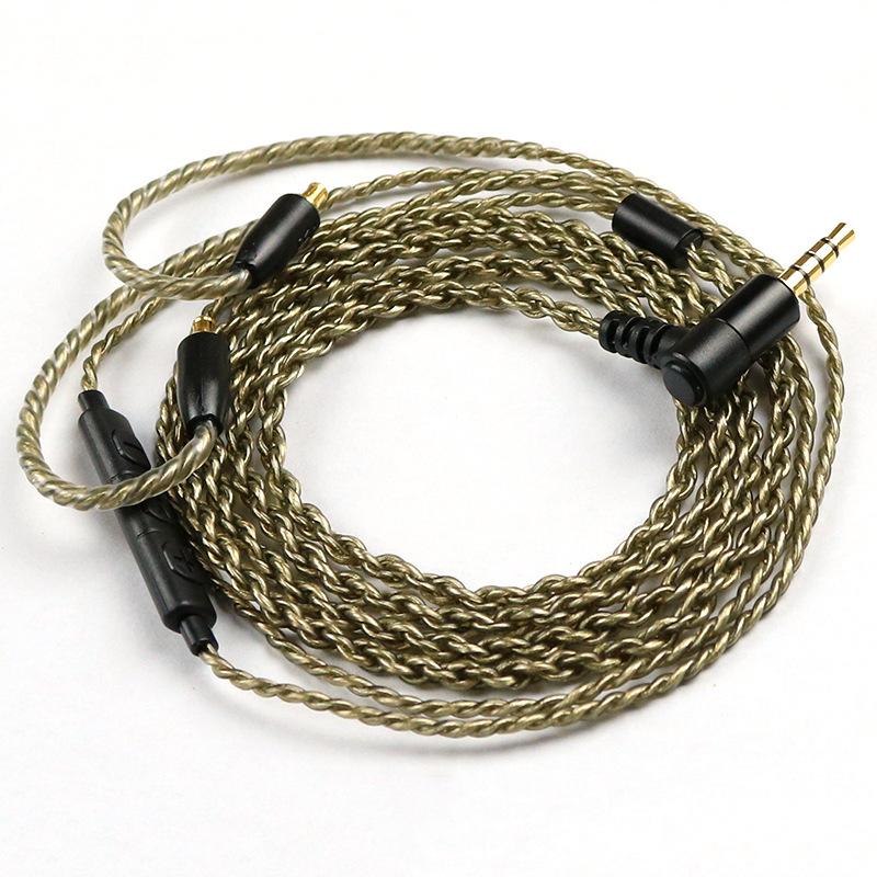 Изображение товара: Diy на заказ кабель для наушников 0,78 мм Mmcx A2DC IE80 аудио кабель Замена наушников линия для Shure SE215 LS50