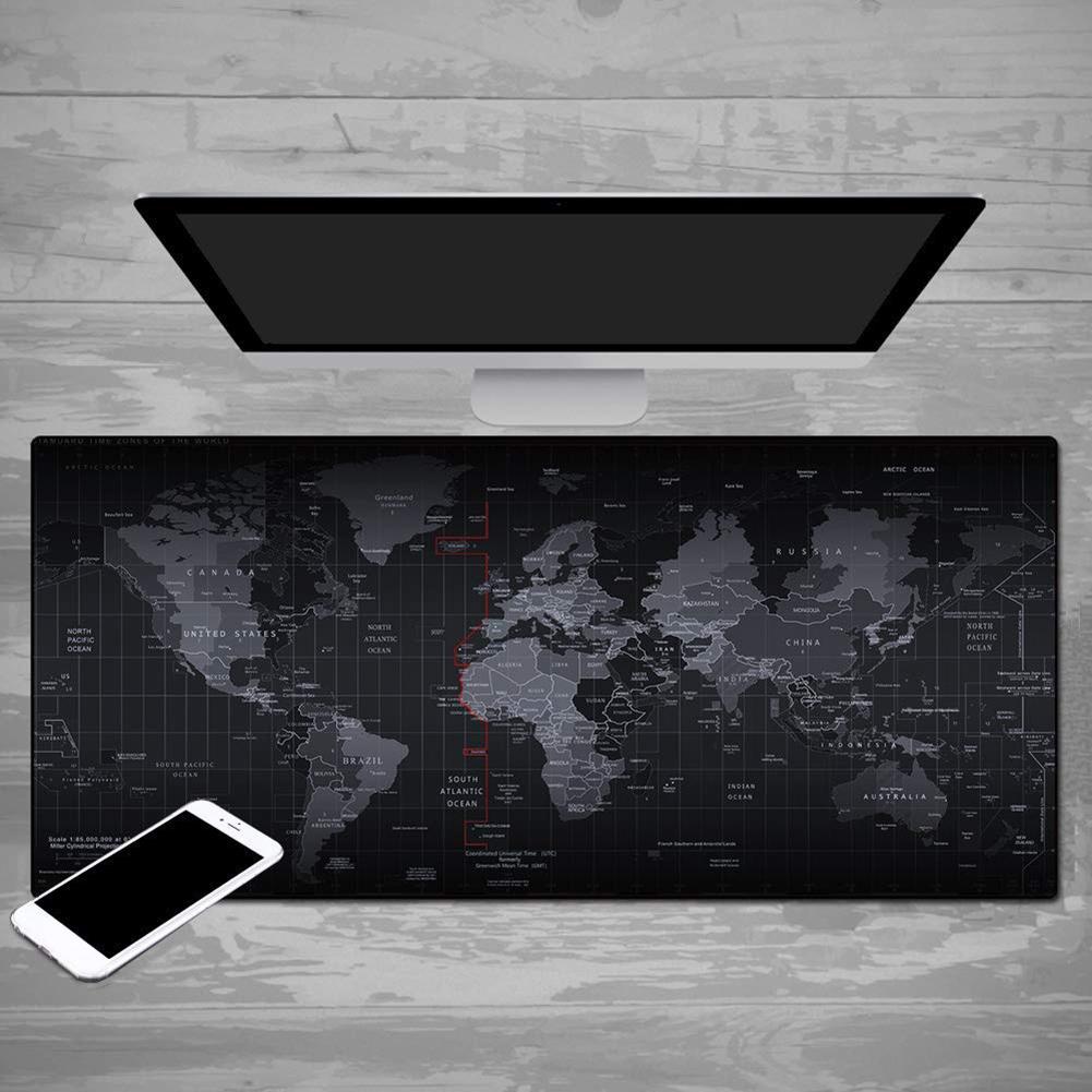 Изображение товара: World Map Pattern Thicken Rubber Laptop Computer Gaming Mouse Keyboard Pad Mat