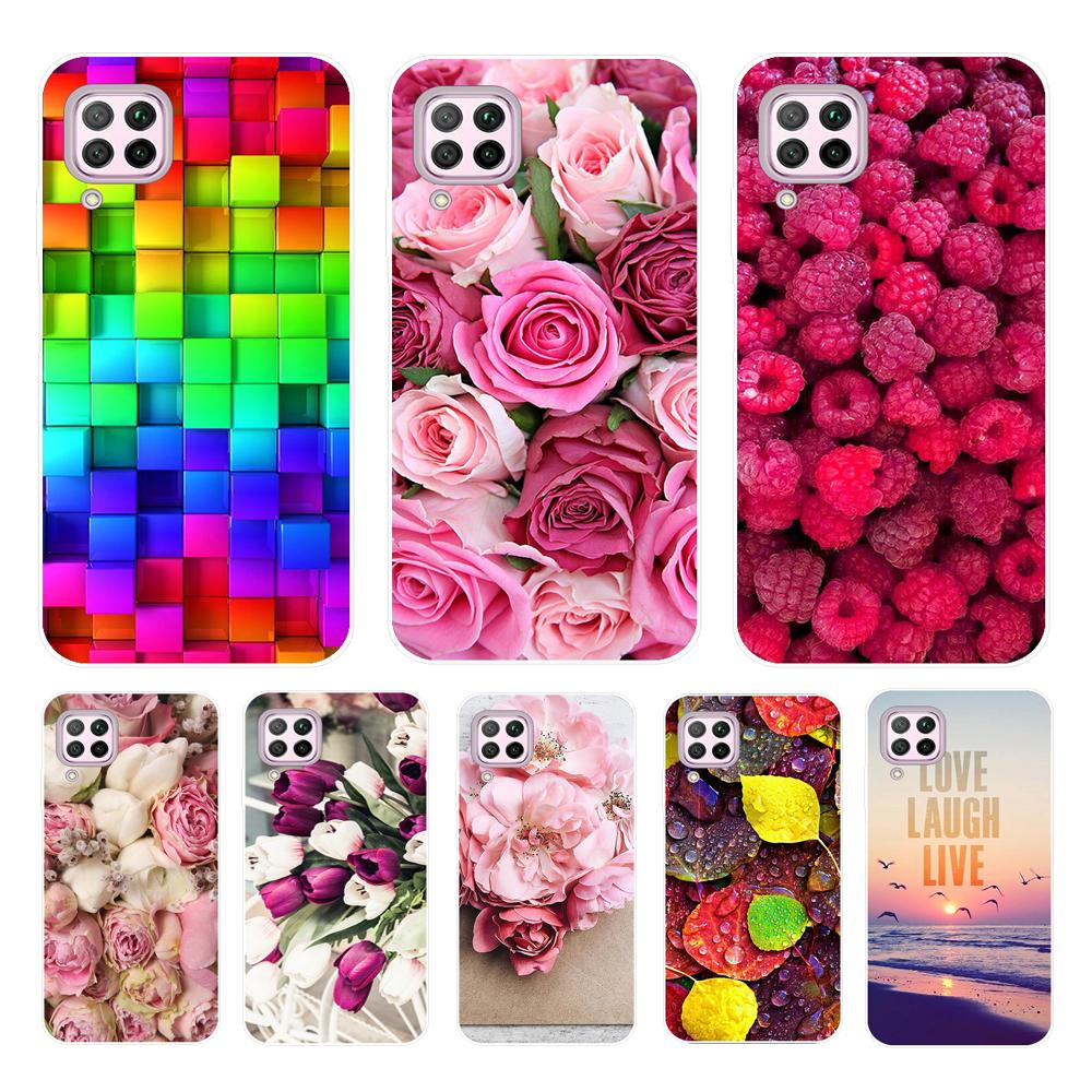 Изображение товара: Phone Case For Huawei Nova 7i Cases Silicon DIY Painted Soft TPU Coque For Huawei P40 lite nova7i 6 SE JNY-L22 JNY-L22B Cover