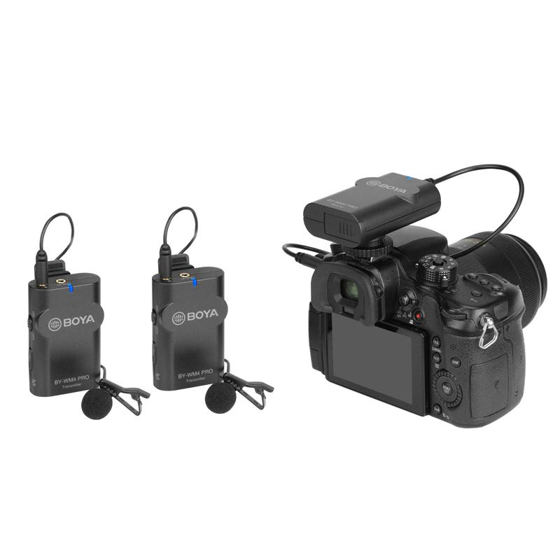 Изображение товара: BOYA BY-WM4 Pro беспроводной микрофон петличный микрофон конденсаторный для Sony Nikon Canon DSLR камеры телефона студии