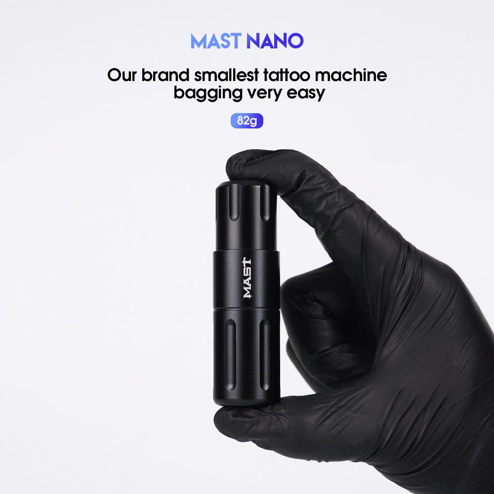Изображение товара: Высокоскоростная Магнитная тату-машинка Mast Nano Power, вращающаяся машинка Mast Tour Series, иглы для перманентного макияжа, картриджи, аксессуары