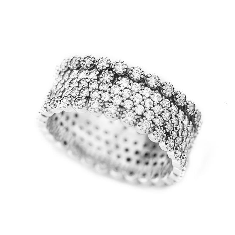 Изображение товара: CKK кольцо Роскошный сверкающий кольца для мужчин и женщин Anillos Mujer 925 Серебро 925 Свадебные украшения Aneis hombre