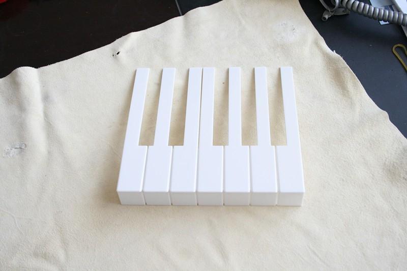 Изображение товара: Аксессуары для пианино, инструмент для настройки пианино, цена за пару белого черного и белого цвета