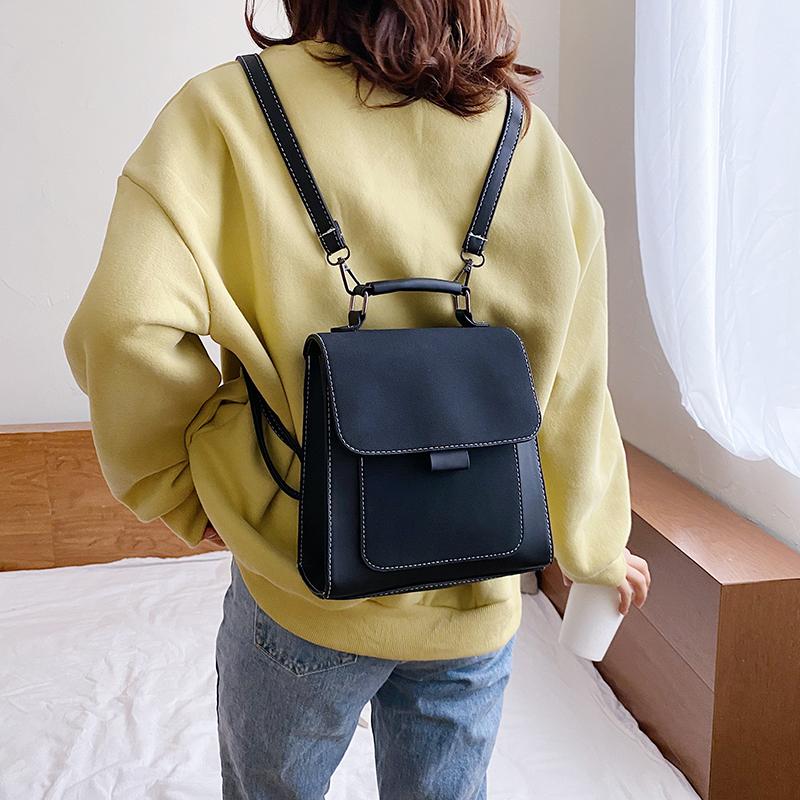 Изображение товара: Модный женский рюкзак из высококачественной кожи, школьные ранцы для книг для девочек-подростков, дорожный ранец