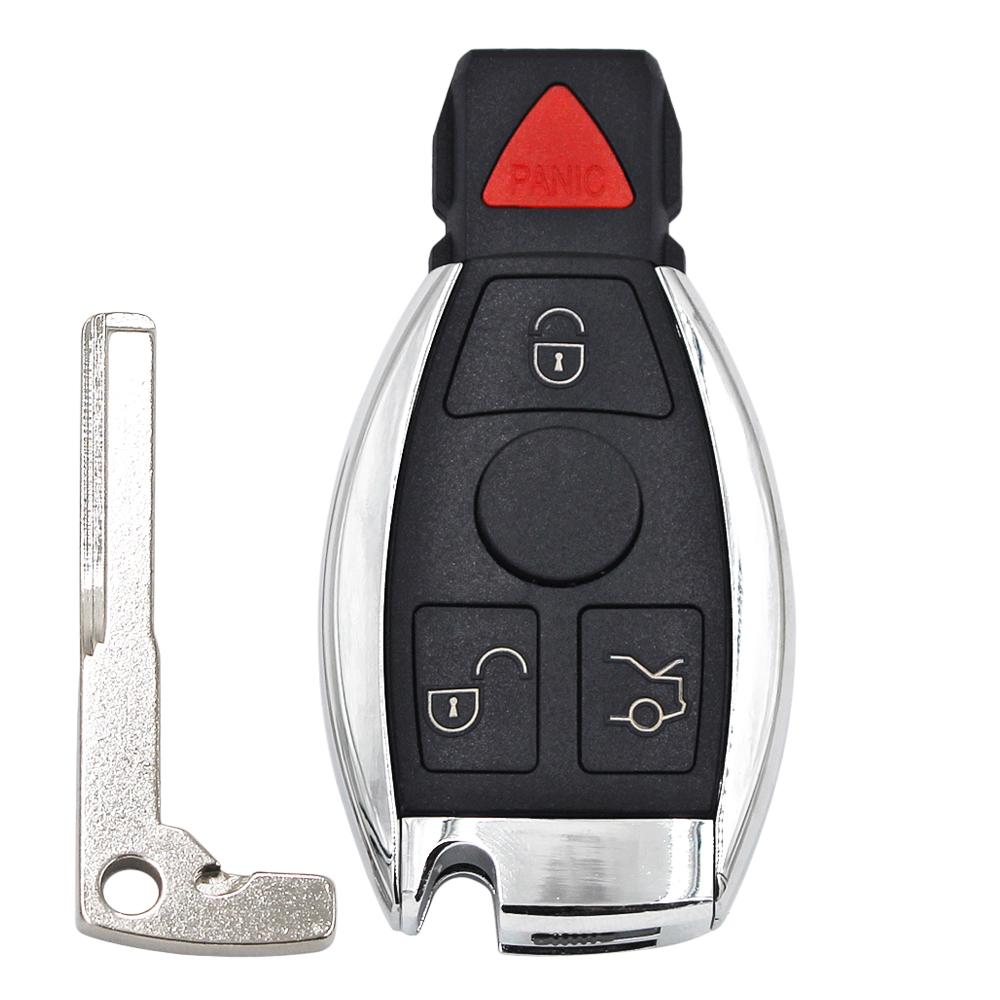 Изображение товара: 3/4 кнопочный пульт дистанционного управления автомобильный чехол для ключа для Mercedes Benz A B C E S Class W203 W204 W205 W210 W211 W212 W221 W222