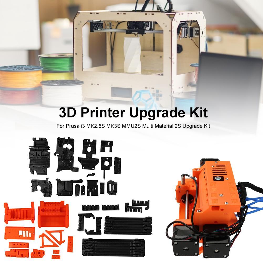 Изображение товара: Высококачественный набор пластиковых деталей для 3D-принтера PLA, детали для принтера Prusa I3 MK2.5S MK3S MMU2S Multi Материал 2S, комплект для обновления