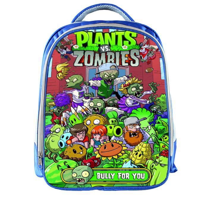 Изображение товара: Новый Школьный Рюкзак Plants vs Zombies для девочек и мальчиков, школьные сумки для учеников начальной школы, детские рюкзаки с рисунками из мультфильмов