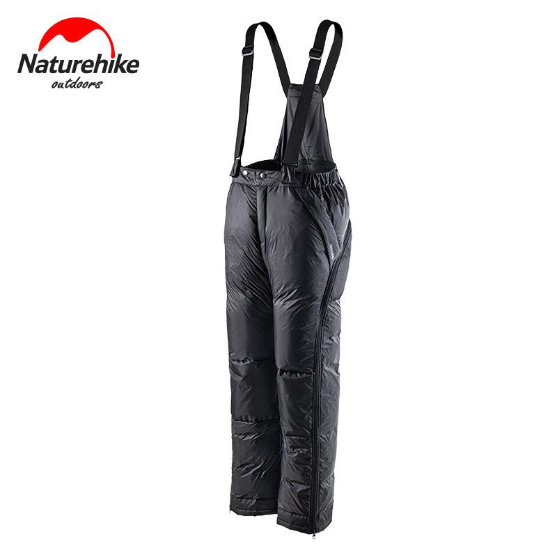 Изображение товара: Naturehike Outdoor Winter Suspender Down Pants 90% White Goose Down 700+ Bulkiness Winter Thick Windproof And Cold Warm Pants