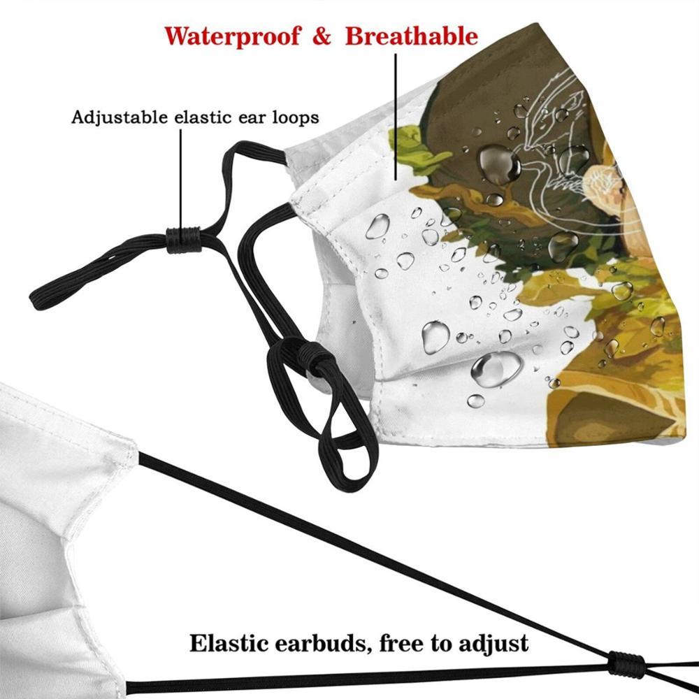 Изображение товара: Многоразовая маска для рта Toph Print Pm2.5 с фильтром, детская маска-барсук, Крот, каппа, сгибание воздуха, сгибание, сгибание огня, сгибание воды