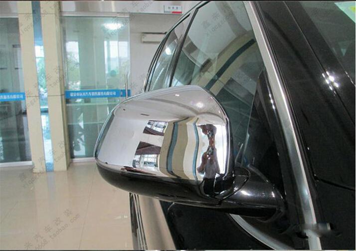 Изображение товара: Хромированный корпус зеркала заднего вида комплект защиты зеркала заднего вида Накладка аксессуары для BMW X5 F15 2014-2016