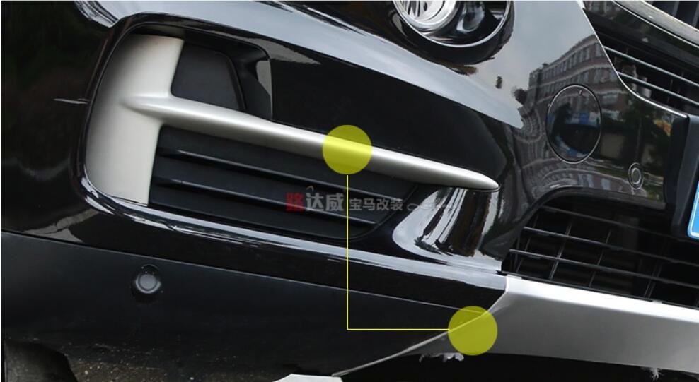 Изображение товара: Передний и задний бампер из АБС-пластика, защитная противоскользящая пластина для BMW X5 F15 2014 2015 2016 2017 2018