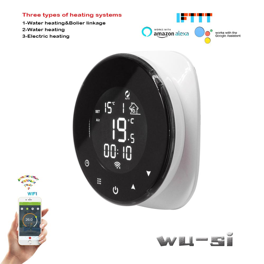 Изображение товара: Умный Wi-Fi регулятор температуры пола tuya, три выходных режима нагрева, работает с Alexa google home