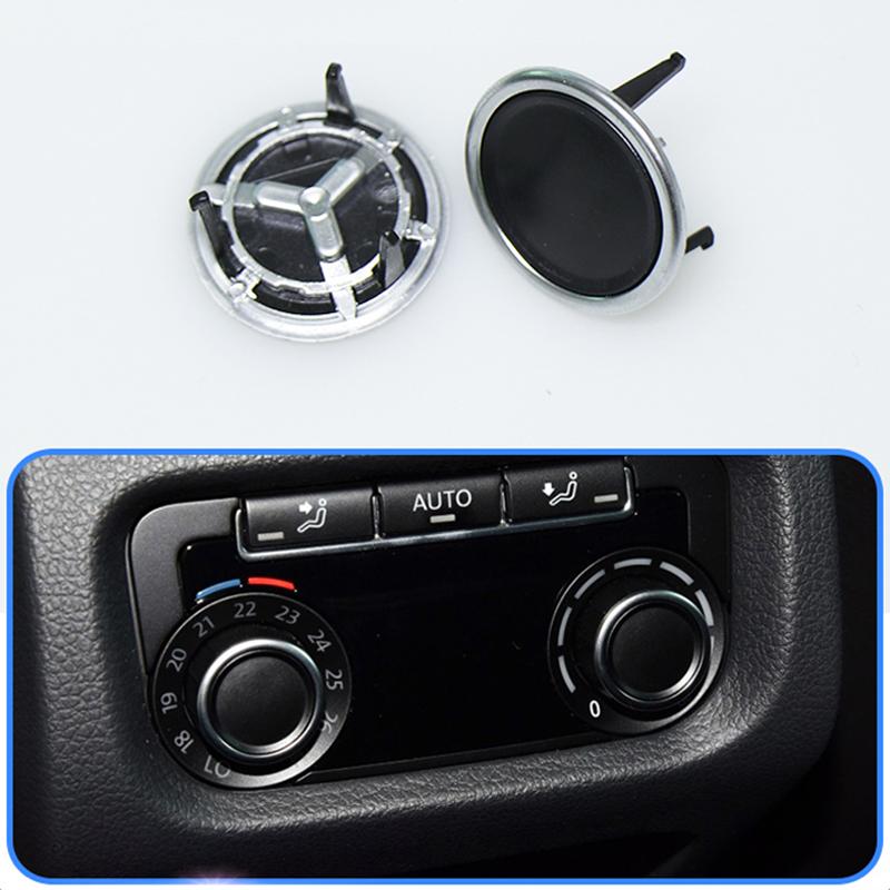 Изображение товара: 1 шт. автомобильные аксессуары для Volkswagen Sharan, крышка ручки кондиционирования воздуха, декоративная крышка панели, покрывающее кольцо