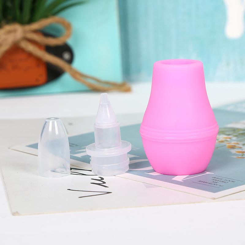 Изображение товара: Силиконовый аспиратор для носа для новорожденных, детский пылесос для носа, соска для младенцев, мягкий наконечник, товары для ухода за ребенком