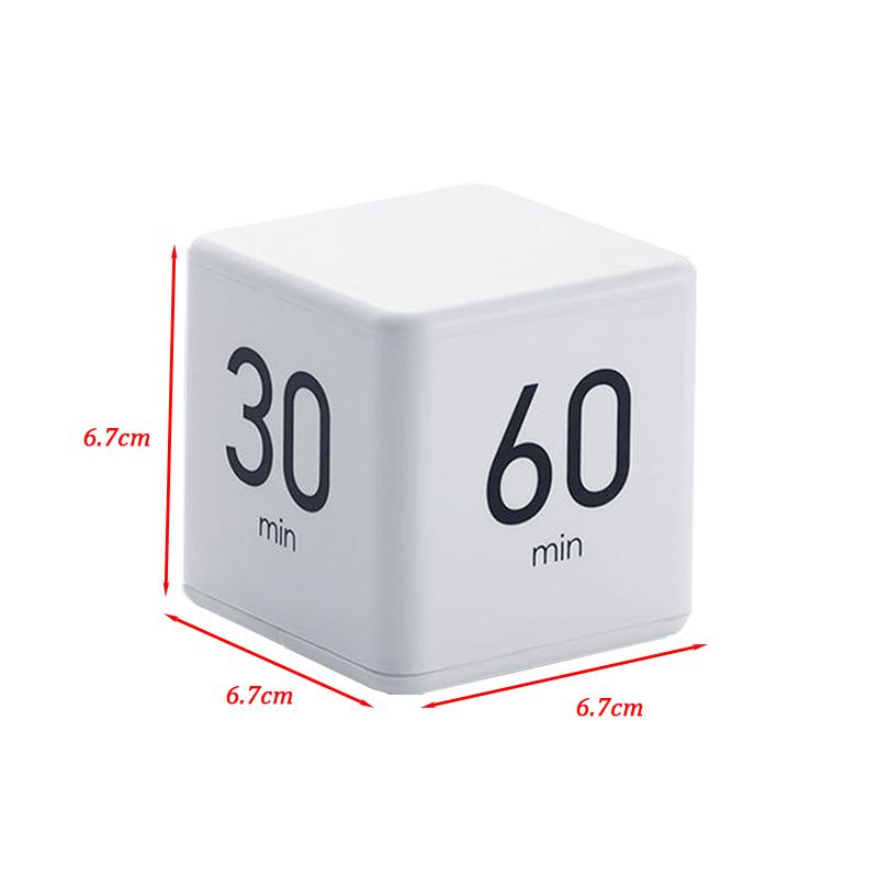 Изображение товара: Светодиодный кубический таймер для приготовления пищи, для душа, для обучения, будильник, магнитный электронный обратный отсчет времени, квадратный, для дома, кухни, гостиной, квадратный