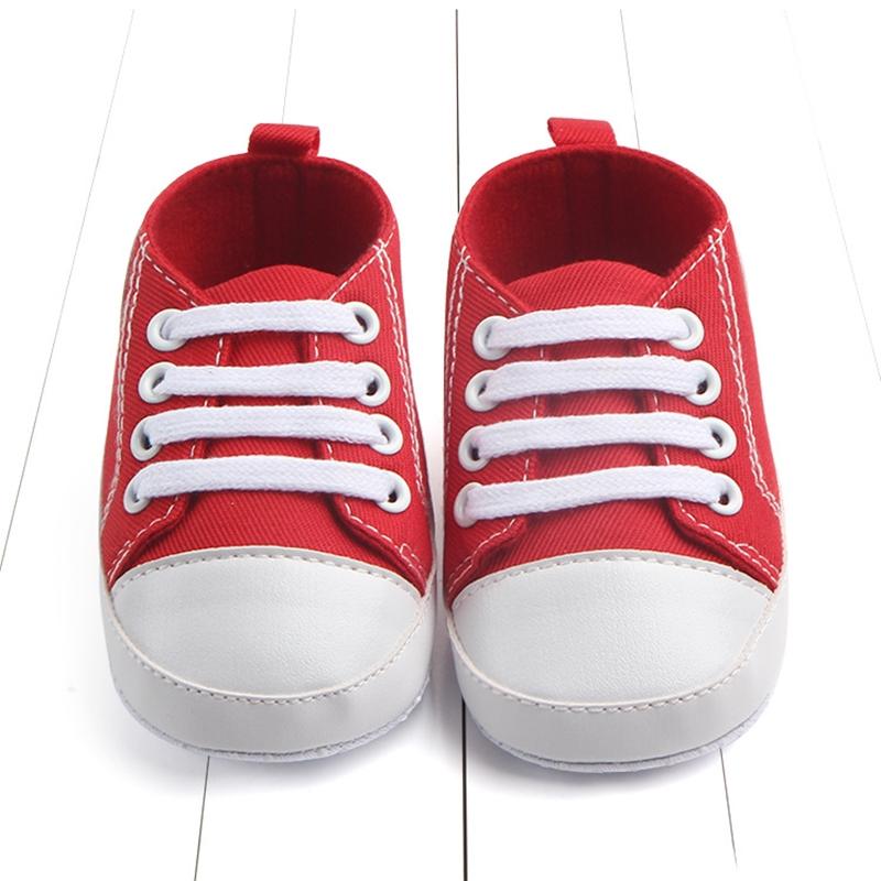 Изображение товара: Детская обувь для мальчиков и девочек Твердые кроссовки из хлопка, мягкие носки с противоскользящим покрытием, с нескользящей подошвой для новорожденных и малышей, которые делают первые шаги; Для детей ясельного возраста; Повседневная парусиновая обувь для колыбельки SH20014