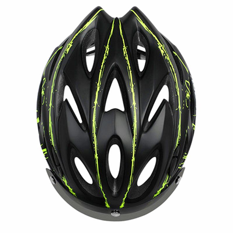 Изображение товара: Стильные черные очки велосипедный шлем сверхлегкий узор велосипедный шлем для верховой езды горный шоссейный велосипед интегрально литые велосипедные шлемы