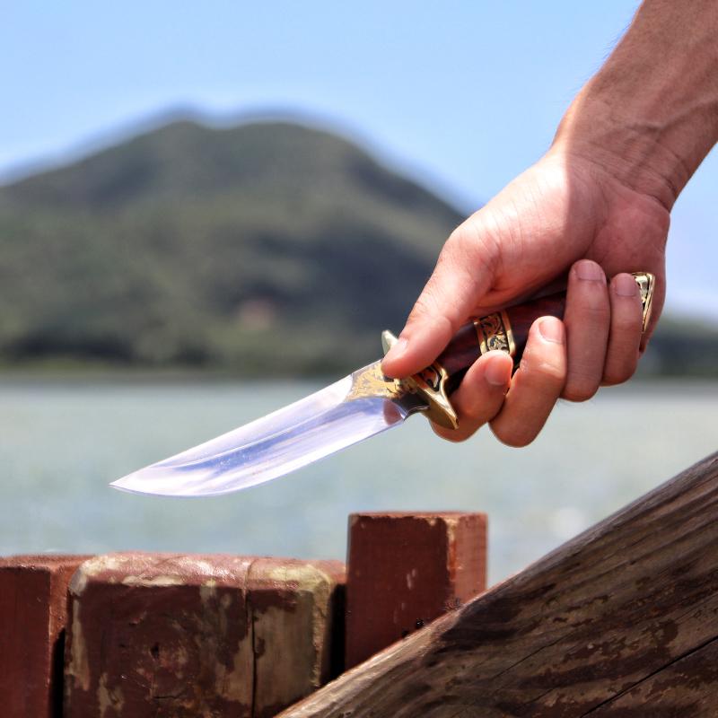 Изображение товара: Нож для улицы, ручной работы, 9CR18MOV, североамериканский охотничий нож для выживания, острый тактический нож