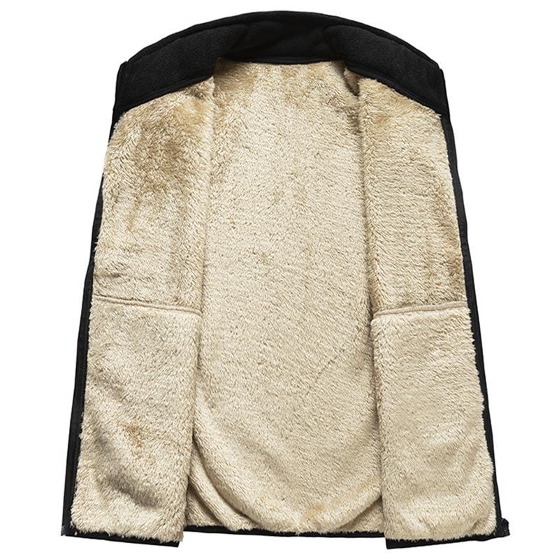 Изображение товара: Жилет DIMUSI Мужской флисовый, повседневный модный теплый жилет, утепленная куртка без рукавов, ветровка, одежда для зимы 8XL