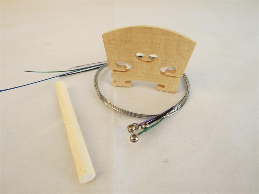 Изображение товара: 1 комплект деталей для скрипки 4/4 включает в себя (звуковой столб струны моста)