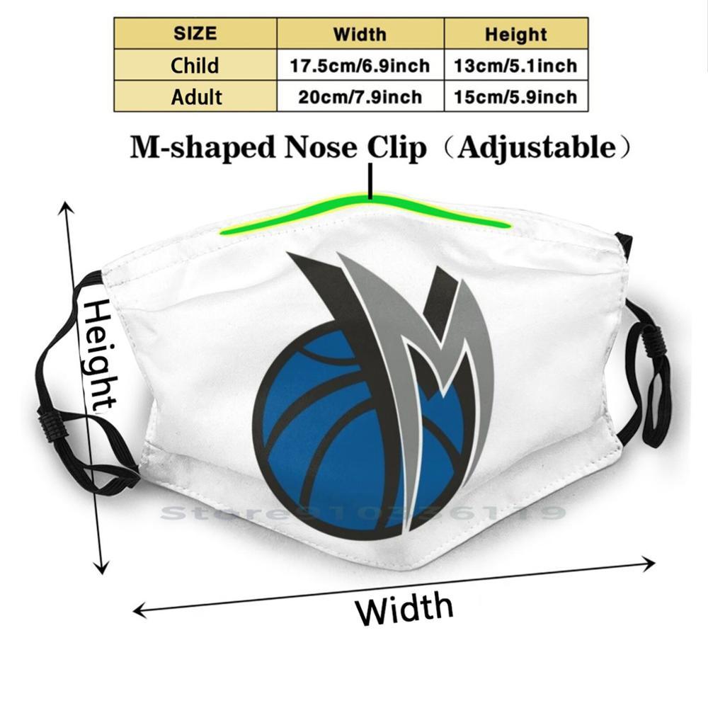 Изображение товара: Пылезащитный фильтр Mavericks, дизайн Даллас, смываемая маска для лица, Детский логотип