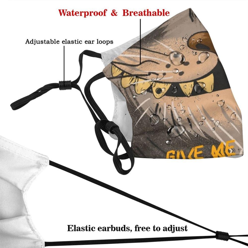 Изображение товара: Кот улыбка даете мне улыбку рот печати многоразовый Pm2.5 фильтр DIY маска для лица для детей улыбающегося кота с изображением забавных милых карантин социальных