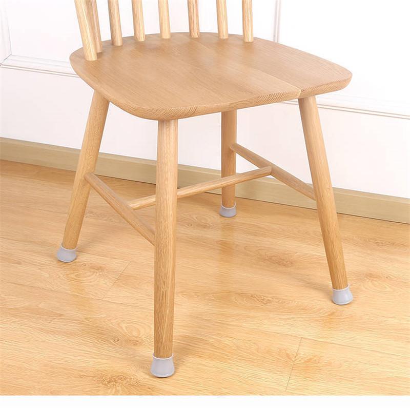 Изображение товара: 4 шт., универсальный силиконовый чехол для стола и стула, подставка для ног, защитная накладка для ног, защита стула, бесшумный стул