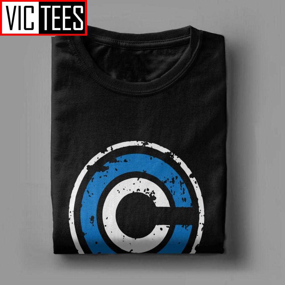 Изображение товара: Мужская футболка Capsule Corp Cool Dynocaps аниме, Спортивная футболка для мужчин, футболка в стиле фанки хлопковая одежда, новая футболка