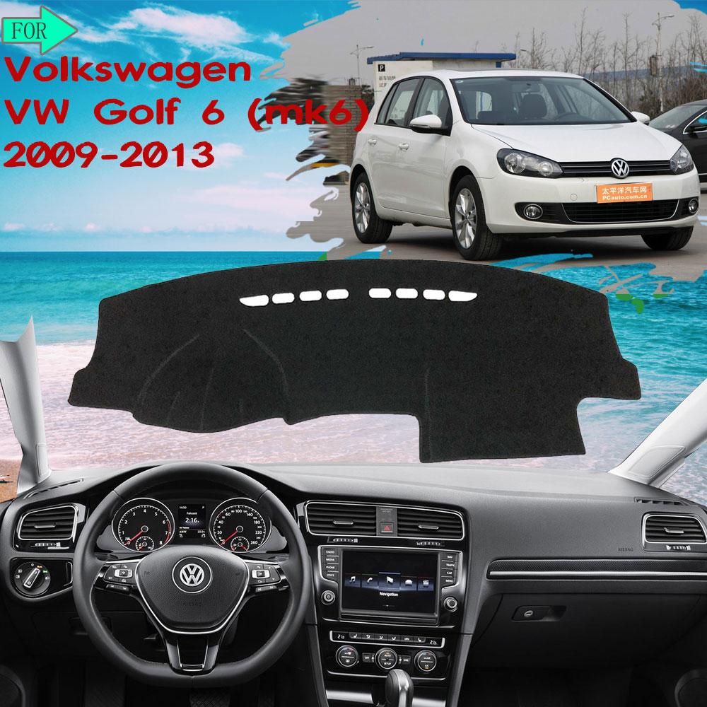 Изображение товара: Для Volkswagen VW Golf 6 MK6 2009 ~ 2013 5K 2010 2011 2012 коврик для приборной панели, ковер, защита от светильник ЦА, автомобильные аксессуары