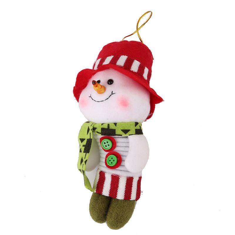 Изображение товара: Рождественская Кукла Санта Клаус/Снеговик/Олень Милая плюшевая кукла для рождественской вечеринки аксессуары для дерева для детей лучший подарок