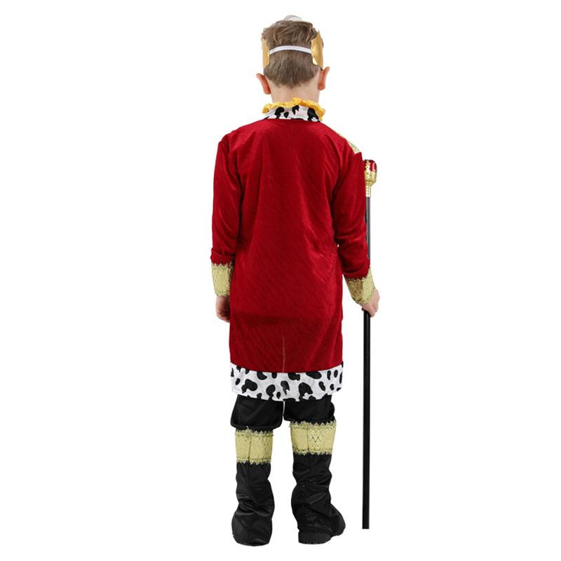 Изображение товара: Детский маскарадный костюм королевы Делюкс для мальчиков, для Хэллоуина, Пурим, карнавала, вечеринки, Марди Гра