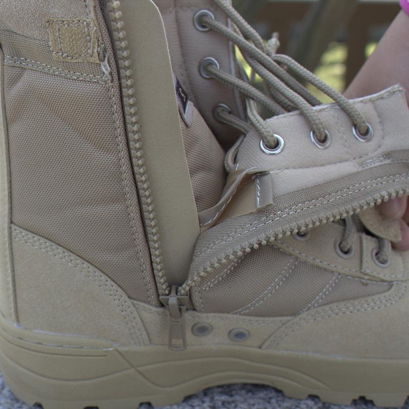 Изображение товара: Мужские пустынные военные тактические ботинки, Мужская Уличная Водонепроницаемая походная обувь, кроссовки для женщин, нескользящая одежда, спортивные боевые ботинки