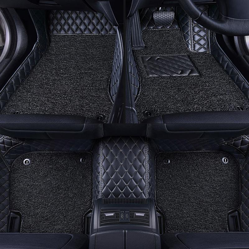 Изображение товара: RHD Роскошные двухслойные провода петли ковры для Land Rover Discovery 2016 2015 2014 2013 2012 2011 2010 (5 мест) автомобильные коврики