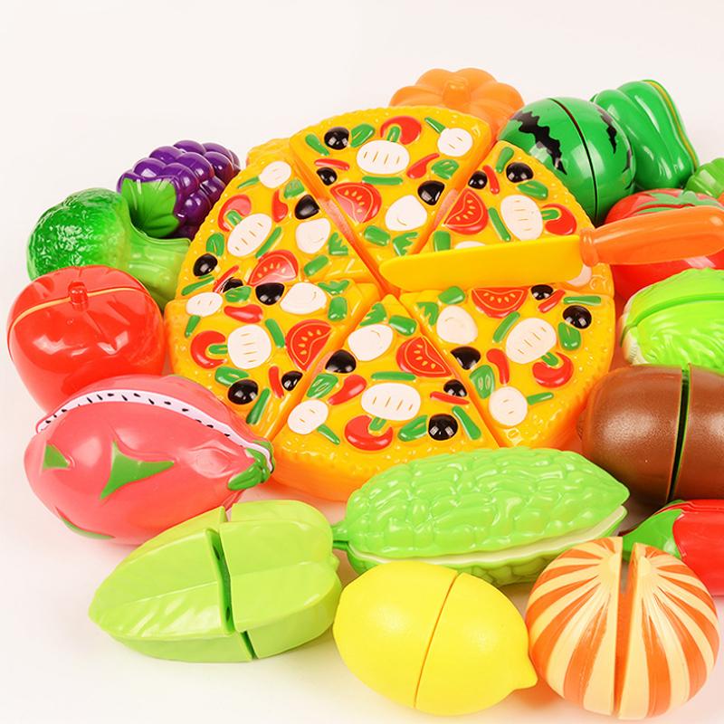 Изображение товара: Игрушки для домашнего хозяйства, 6/10/13/18 шт./20 шт./37 шт./компл., развивающие игрушки для детей, разные цвета, фрукты, овощи