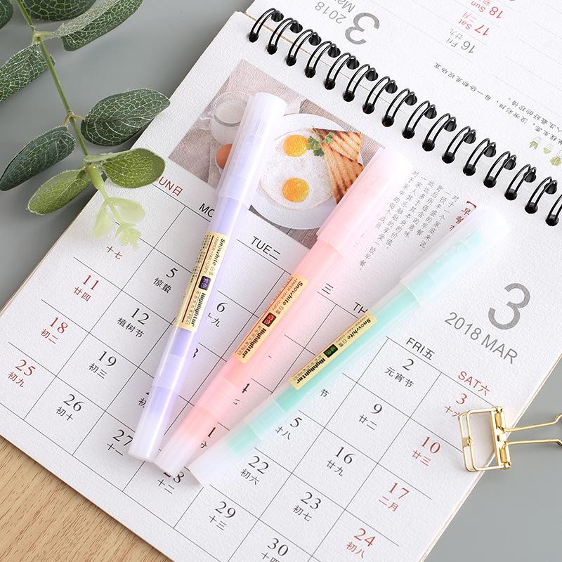 Изображение товара: Снежная флуоресцентная ручка, 10-цветная каваи, акварельная ручка, граффити, живопись, маркер ручка, офисные школьные принадлежности